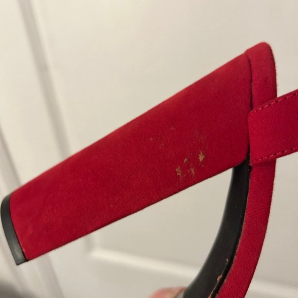 Shoe Dazzle Women's Red Platform Pumps size 7 - Picture 6 of 16